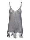 Dodo Bar Or Mesh Grey Top In Grey