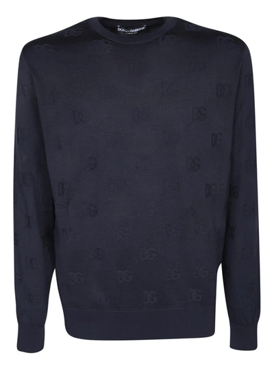 Dolce & Gabbana Man Sweater Man Blue Knitwear