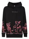 Ihs Flames Hoodie In Black