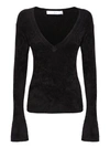 Iro Mattia V-neck Sweater Black In Black
