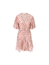 Isabel Marant Lienne Geometric Minidress In Multicolour
