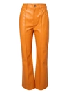 Nanushka Flared Casual Pants In Orange