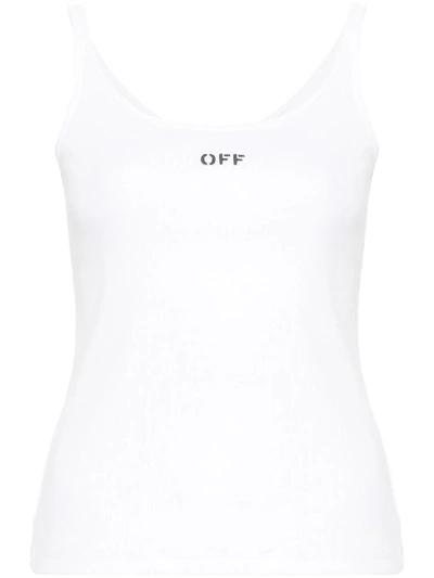 OFF-WHITE OFF-WHITE OFF STAMP STRETCH TANK TOP