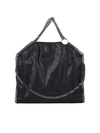 Stella Mccartney Falabella Fold-over Tote Bag In Black
