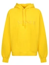 Sunnei Cotton Sweatshirt Unisex In Yellow