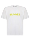Sunnei T-shirt E Polo Dust In White