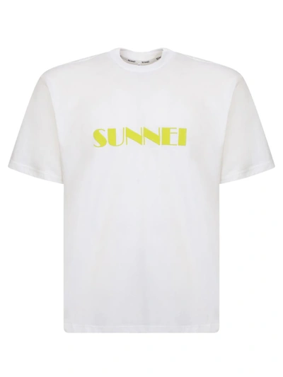 Sunnei T-shirt E Polo Dust In White