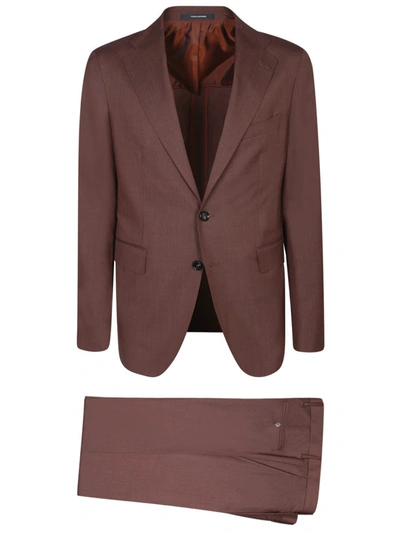 Tagliatore Vesuvio Brown Suit