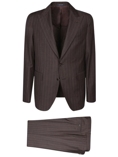 Tagliatore Vesuvio Brown/beige Suit