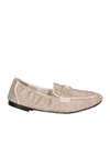 Tory Burch Soft Suede Ballet Loafer In Beige