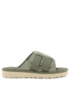 Ugg Goldencoast Strap Slide 'shaded Clover' In Green