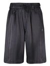 Y-3 3s Drawstring-waist Track Shorts In Black