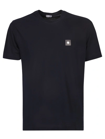 Zanone Patch T-shirt In Blue