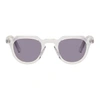 ALL IN ALL IN TRANSPARENT AND GREY VOLTAIRE SUNGLASSES,VOLTAIRE CLEAR/BLACK