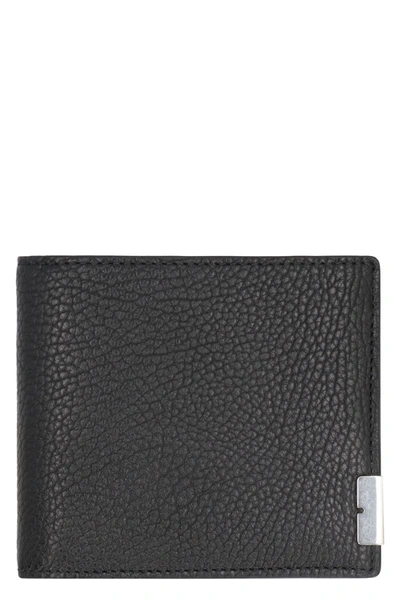 Burberry Leather Wallet In Black