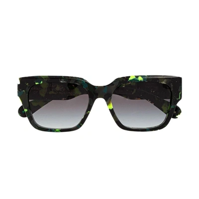 Chloé Ch0190s Linea Gayia Sunglasses In 005 Havana Black/green