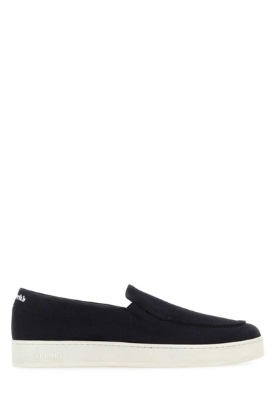 Church's Longton 2 Suede Loafers In Blue