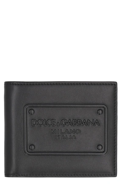 DOLCE & GABBANA DOLCE & GABBANA CALF LEATHER WALLET