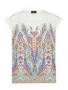 Etro Graphic-print Henley-neck T-shirt In White