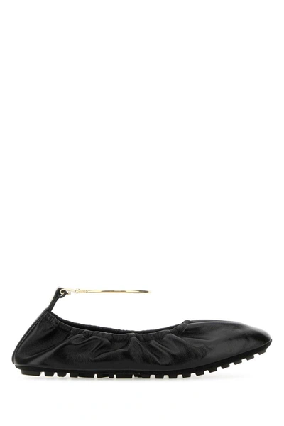 Fendi Ballerina Flats In Black