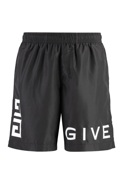 Givenchy Nylon Swim Shorts In Black