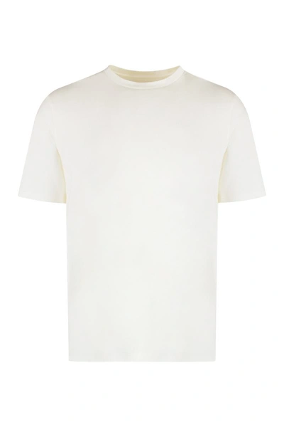 Jil Sander Cotton Crew-neck T-shirt In White