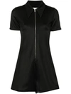 JIL SANDER JIL SANDER ZIPPED SHORT PLAYSUIT