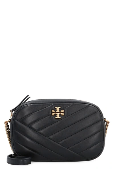 Tory Burch Kira Leather Camera Bag In Black