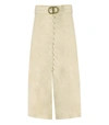 Twinset Beige Belted Skirt In Beige
