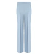 TWINSET TWINSET  LIGHT BLUE FLARE TROUSERS
