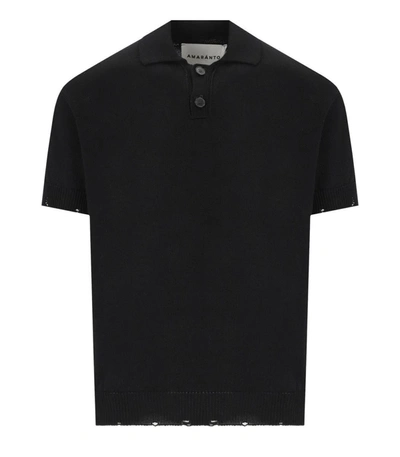 Amaranto Amaránto  Black Poloshirt