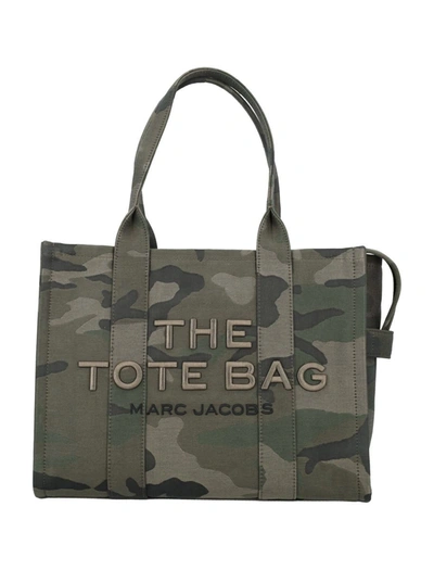 Marc Jacobs The Camo Jacquard Large Tote Bag In Camo Multi