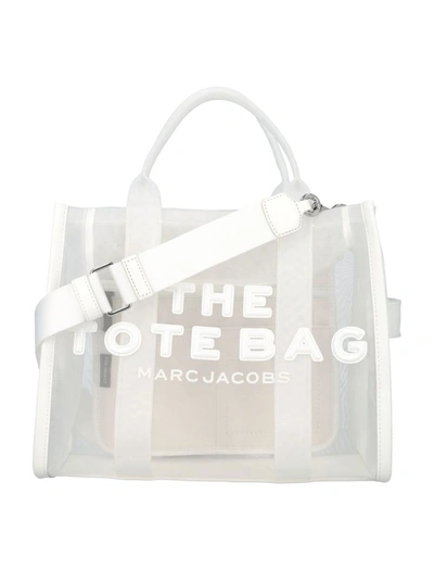 Marc Jacobs The Mesh Medium Tote In White