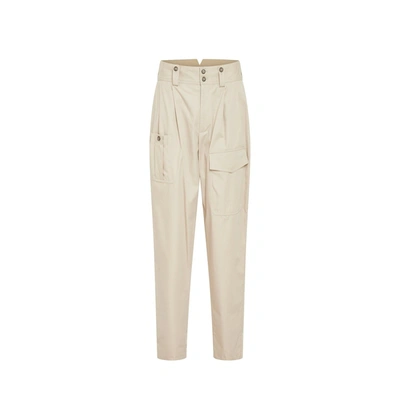 Dolce & Gabbana Cotton Pants In Beige