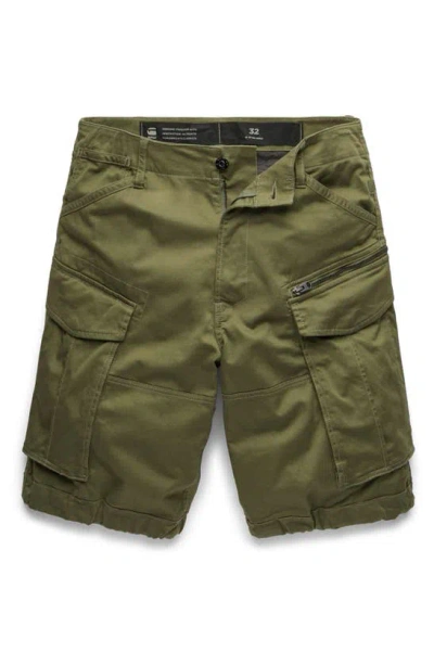 G-star Raw Rovic Loose Fit Cargo Shorts In Sage