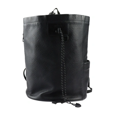 Pre-owned Louis Vuitton Shadow Black Canvas Shoulder Bag ()