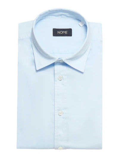 Nome X Xacus Cotton Shirt In Blue