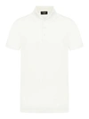 Fendi Collared Shirt With Side Slits In White