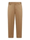 GOLDEN GOOSE STRAIGHT CROPPED TROUSERS