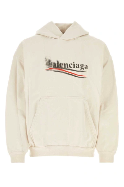 Balenciaga Sweatshirts In Logo Estampado A Contraste