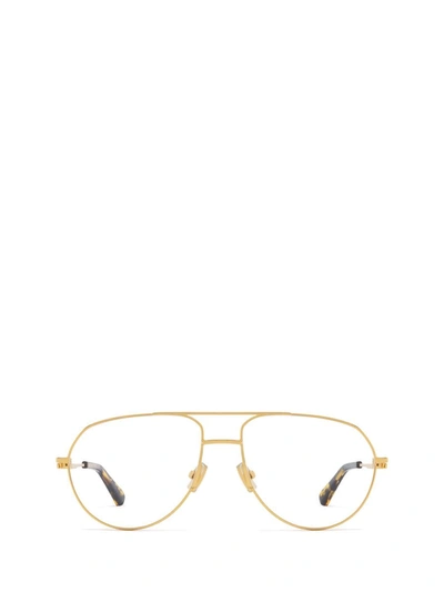 Bottega Veneta Eyeglasses In Gold