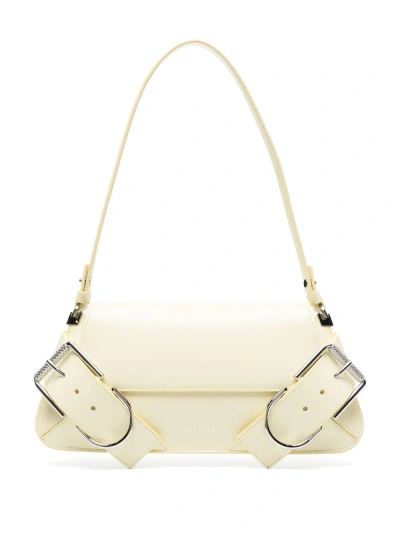 Givenchy Yellow Voyou Leather Shoulder Bag