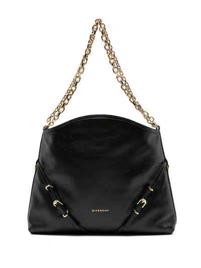 Givenchy Medium Voyou Chain Shoulder Bag In Black
