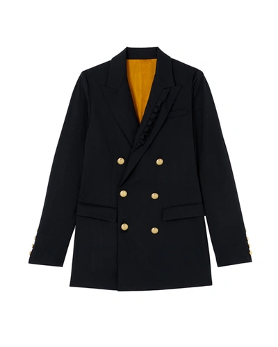 Prune Goldschmidt Josefina Tuxedo Blazer In Navy