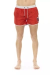 Bikkembergs Red Polyester Swimwear In Red