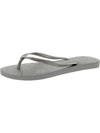 HAVAIANAS SLIM PARTY WOMENS GLITTER SLIP-ON FLIP-FLOPS