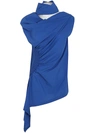 Issey Miyake Eye Of The Bean Shirt In Blue