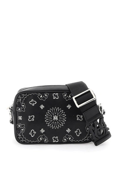 Amiri Bandana Camera Bag For In Black