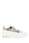 BURBERRY BURBERRY MAN MULTICOLOR RUBBER AND FABRIC ARTHUR SNEAKERS