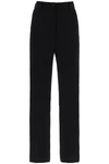 DOLCE & GABBANA DOLCE & GABBANA WOOL GABARDINE CIGARETTE PANTS. WOMEN